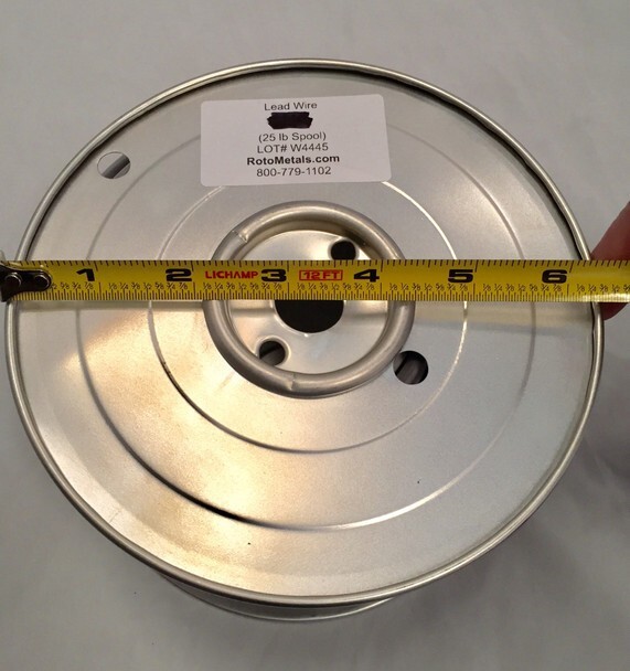 25 Pound Lead Wire Spool – 3/8 inch Diameter (9.53 mm)
