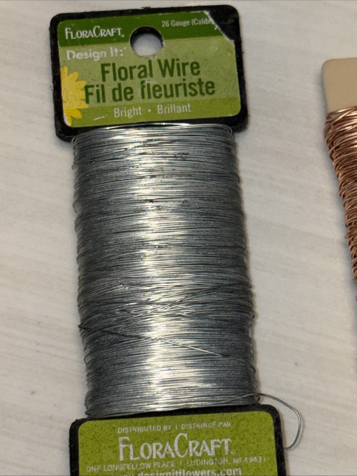 12 QTY! BULK LOT- Hillman Galvanized Steel Wire Spools 18 Gauge 19 Gauge Copper
