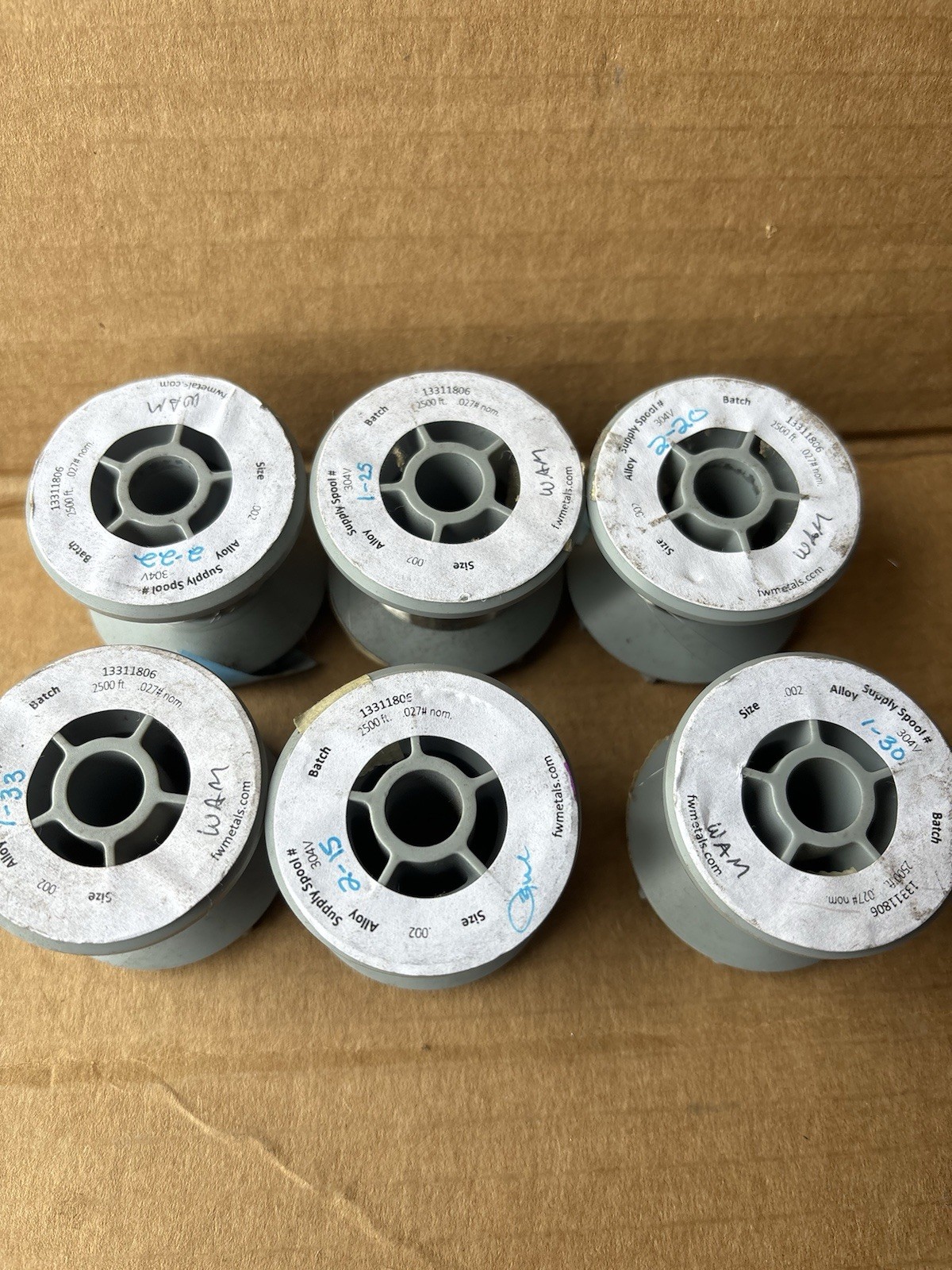 Fort Wayne Metals 304V Stainless Wire 13311806 2,500SQ – 0.27# PRICE IS For 1#