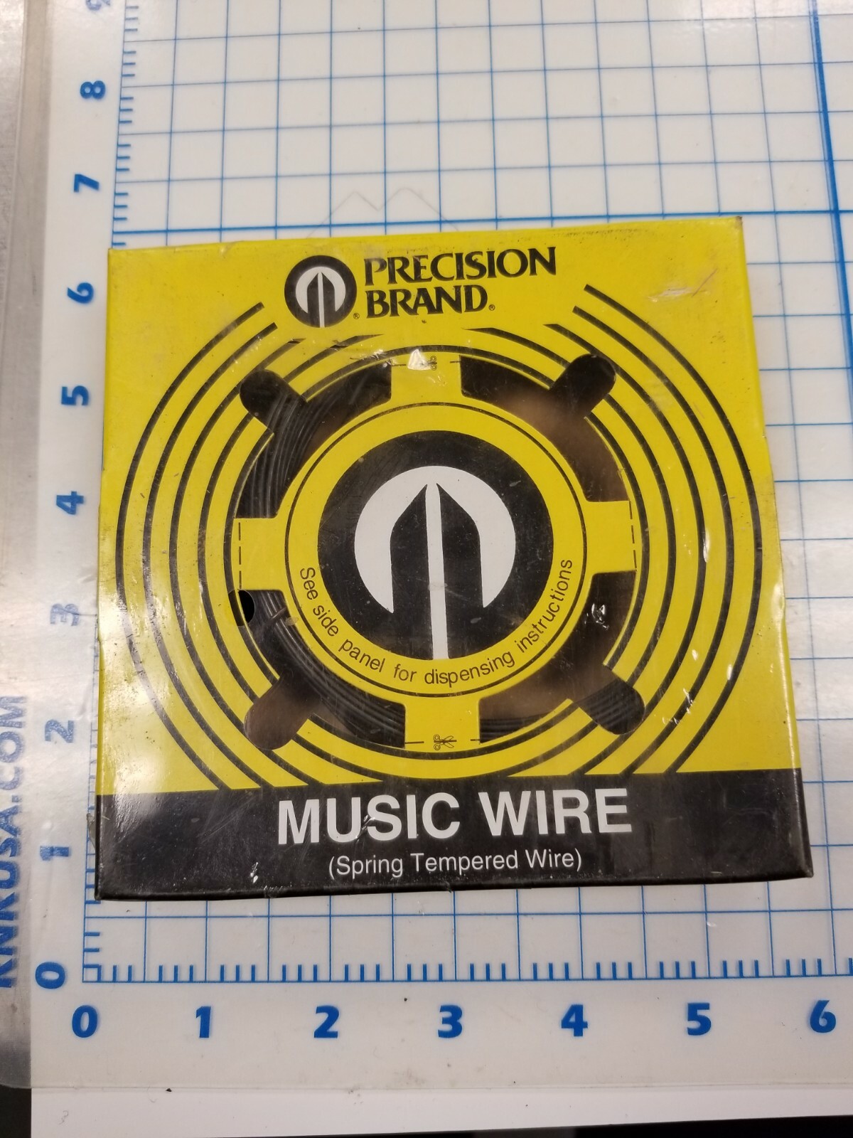 Precision Brand 22 Gauge .049″ (1.245 mm) Diameter Music Wire UPC 21049