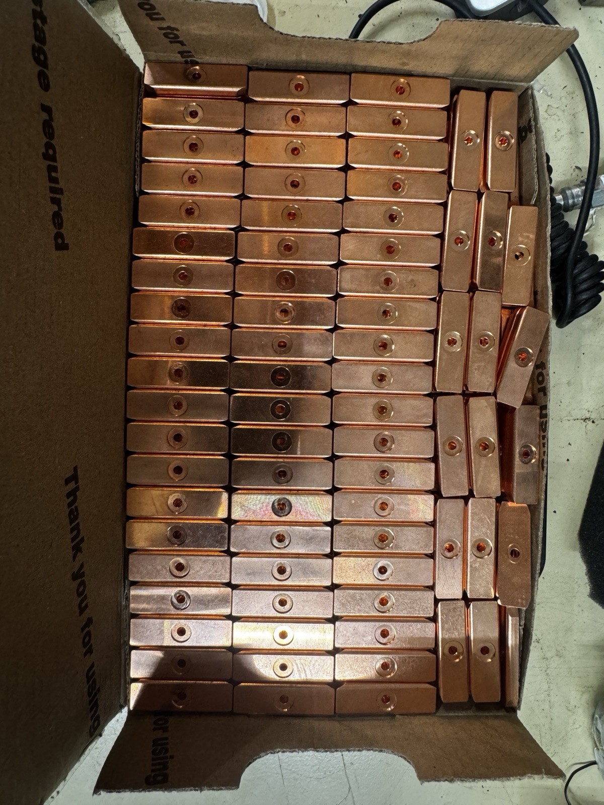 Copper 110 Scrap Bright New #1. 16 Lbs 7+ KG 99.9% Pure Perfect For Ingots