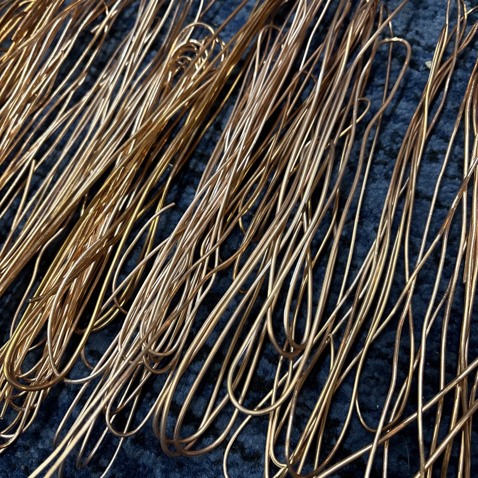 5 Lb Pure Copper 99.9% Pure Bare Bright Scrap Wire For Craft Project Clean