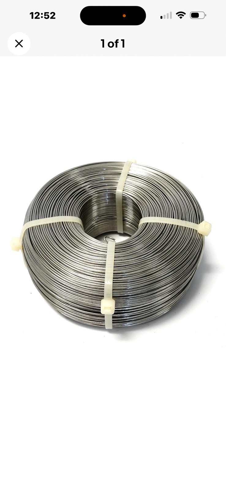 Stainless steel Fencing Electric fence Wire 430 0.045″ diameter 1200 ft
