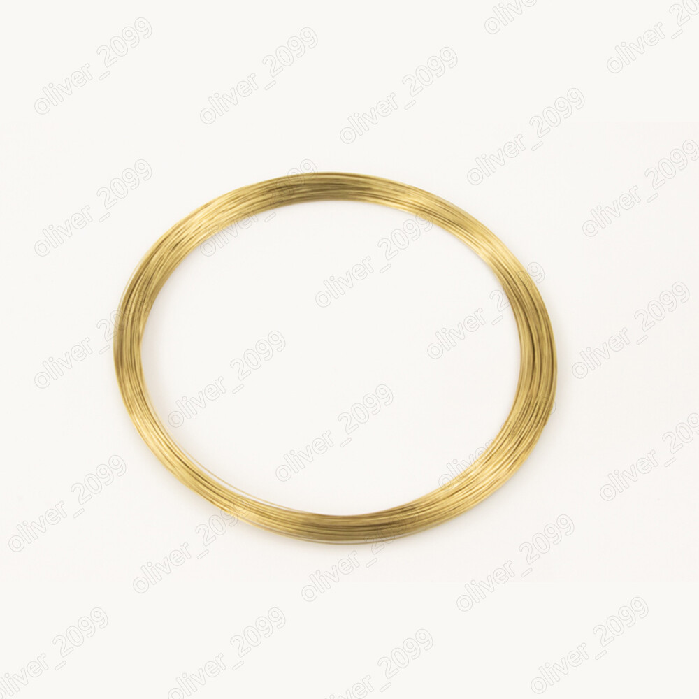 C28000 (CuZn40) Brass Wire Round Solid Wire Select Diameter 0.3mm to 5mm
