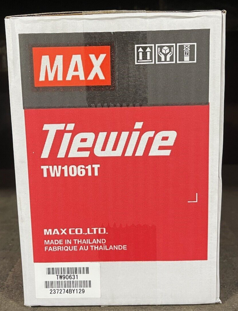 MAX TW1061T 19Ga Tie Wire for RB441T RB611T Twintier – Case of 30