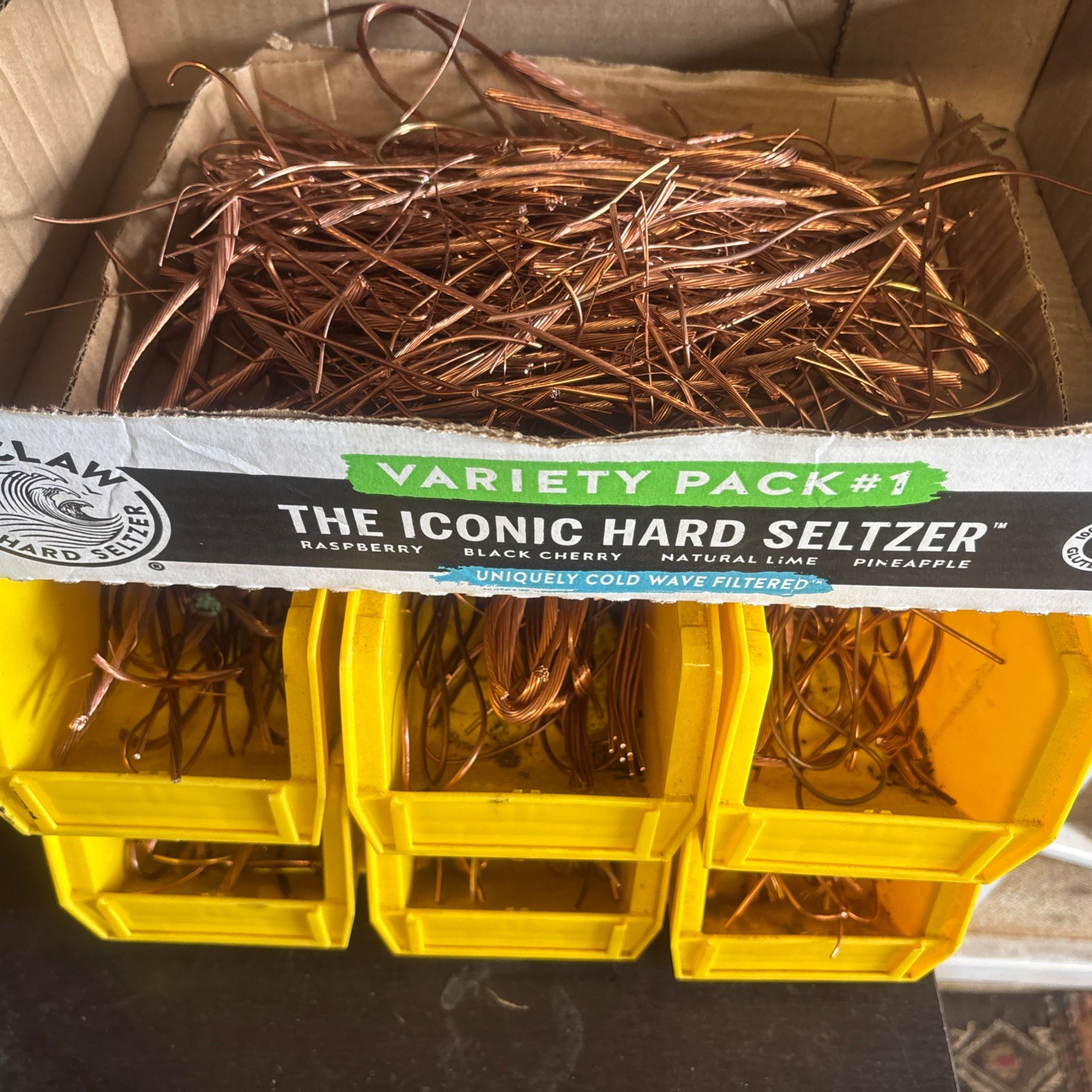 1 Lb Scrap Bare Bright Shiny Copper Wire Metal Bullion Melt Craft Free Shipping