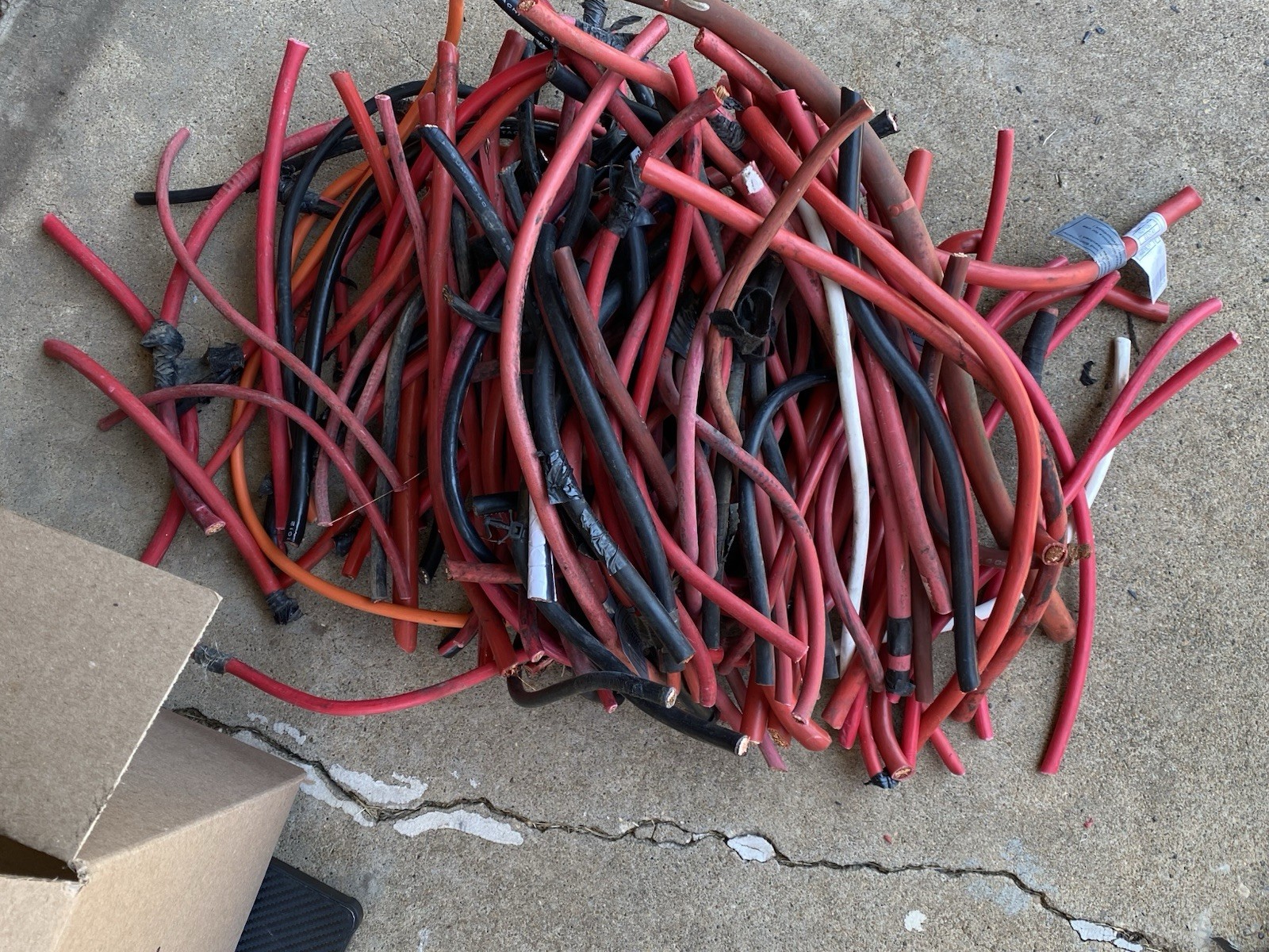23.5 Lbs Pounds Scrap Stranded Car Battery Copper Wire