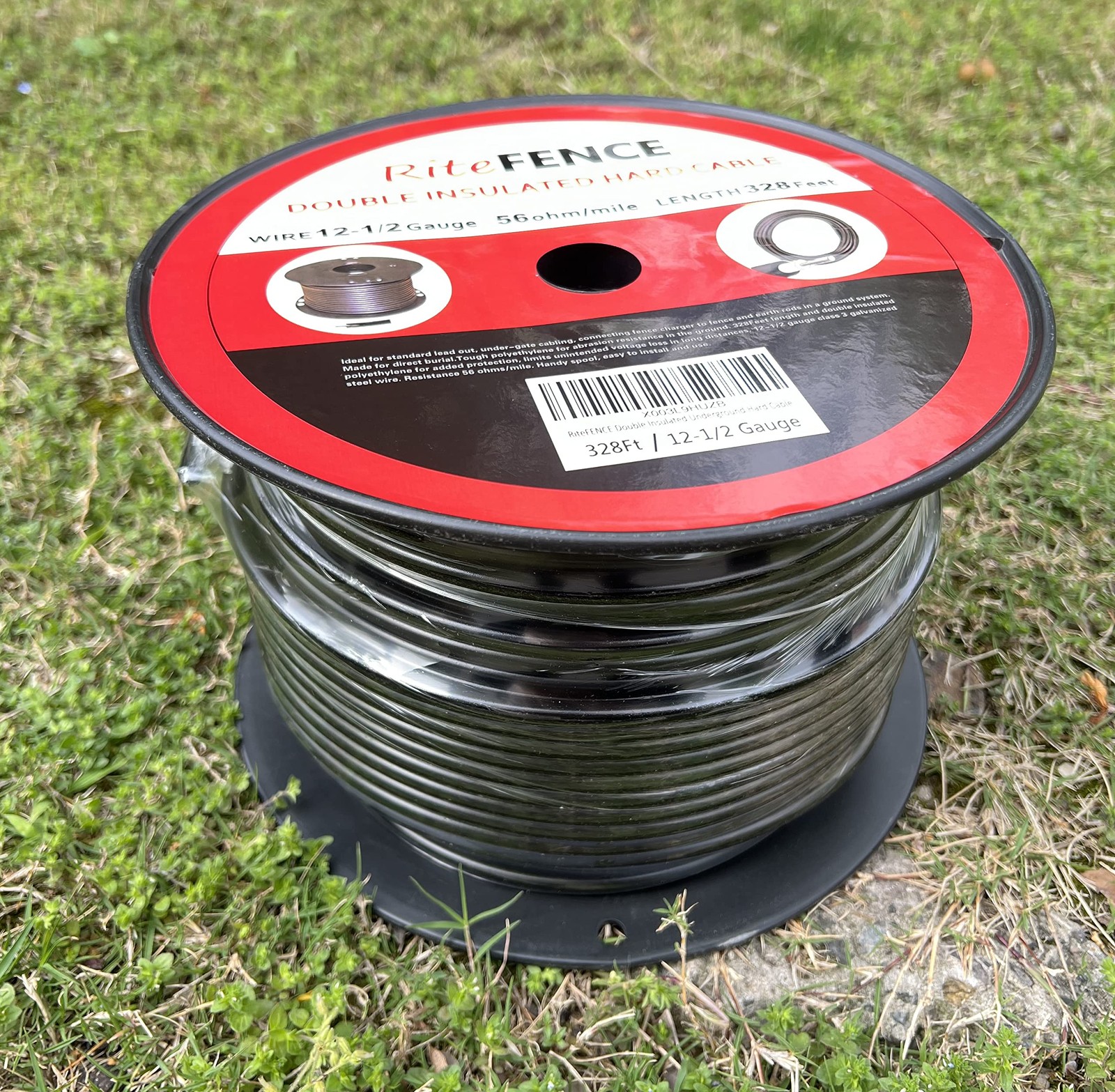Ritefence Electric Fence Double Insulated Underground Hard Cable 328Ft