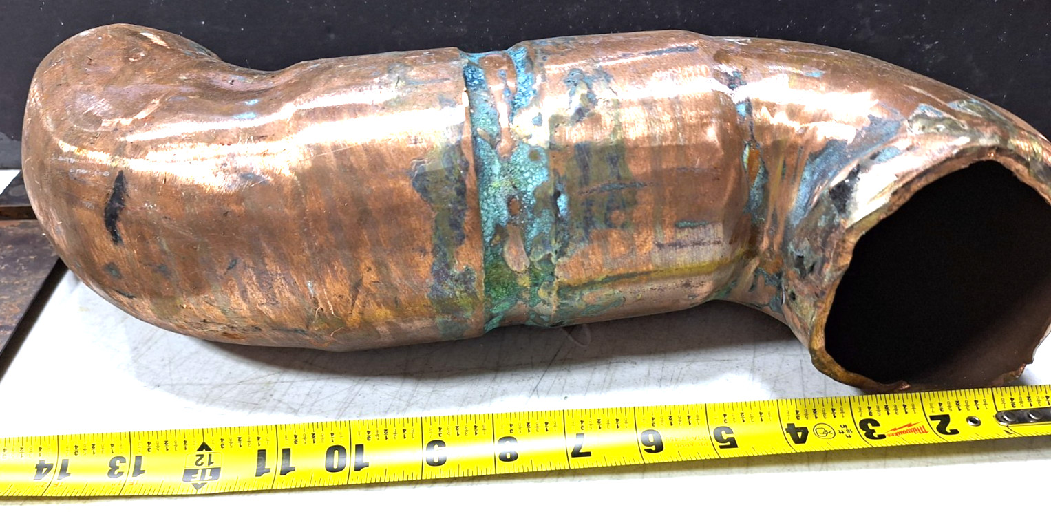 8.5 lbs Copper Scrap, Smelting, Art Craft, Casting, Tubing ,Elbow’s Steampunk