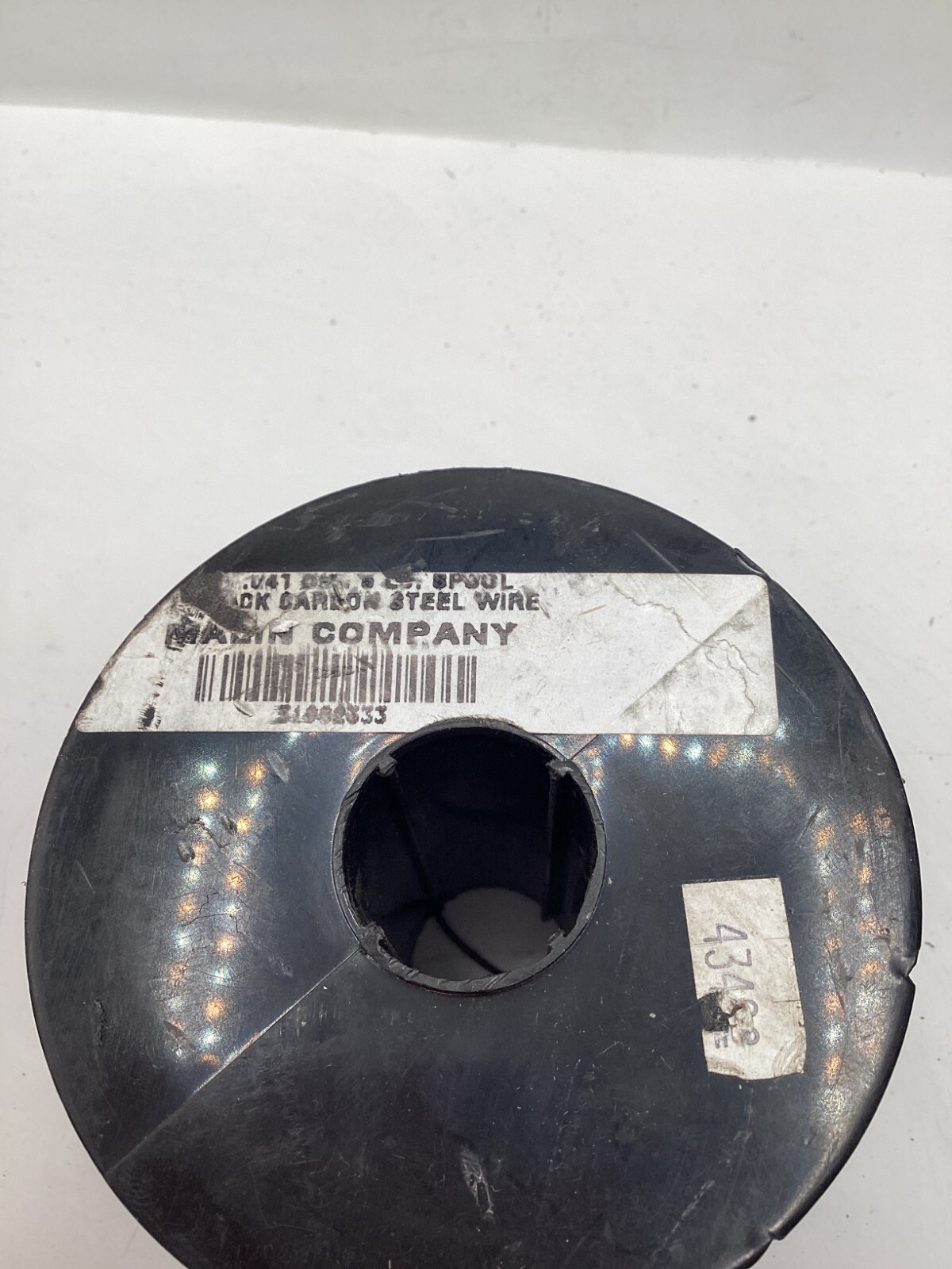 19 Gage, 0.041 Inch Diameter x 1,115 Ft. Long, Carbon Steel Wire Black