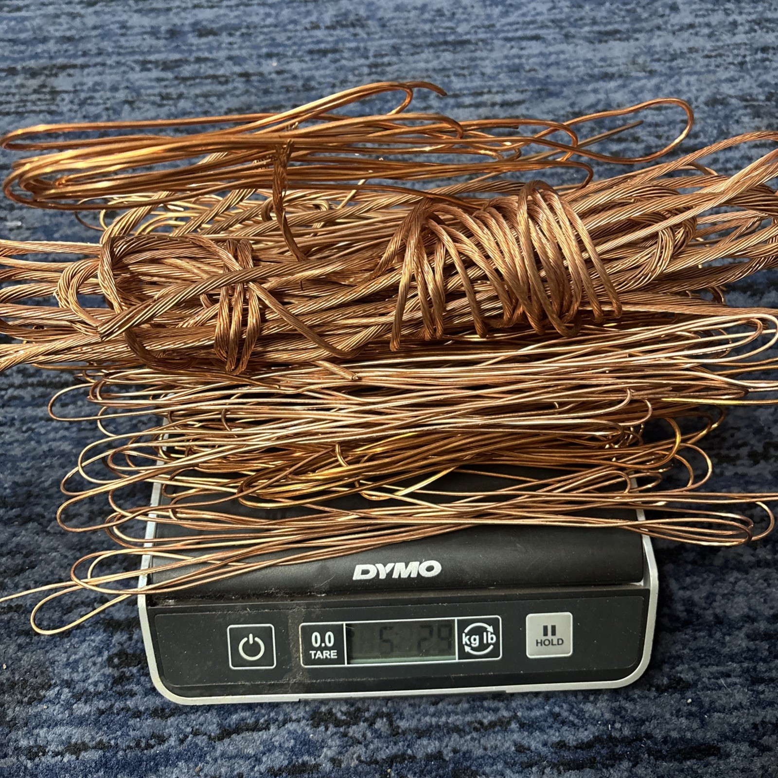 5 Lb Pure Copper 99.9% Pure Bare Bright Scrap Wire For Craft Project Clean
