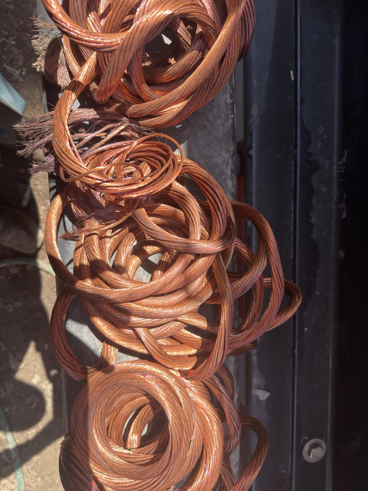 28 Lbs Shiny Bare Bright Copper Wire Crafts Scrap Melt kiln hand poured