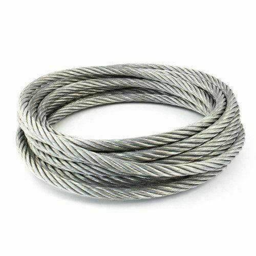 Wire rope 7×7 and 7×19 steel rope dia 1-8 mm stainless steel 1.4401 V4A 1-500 meters