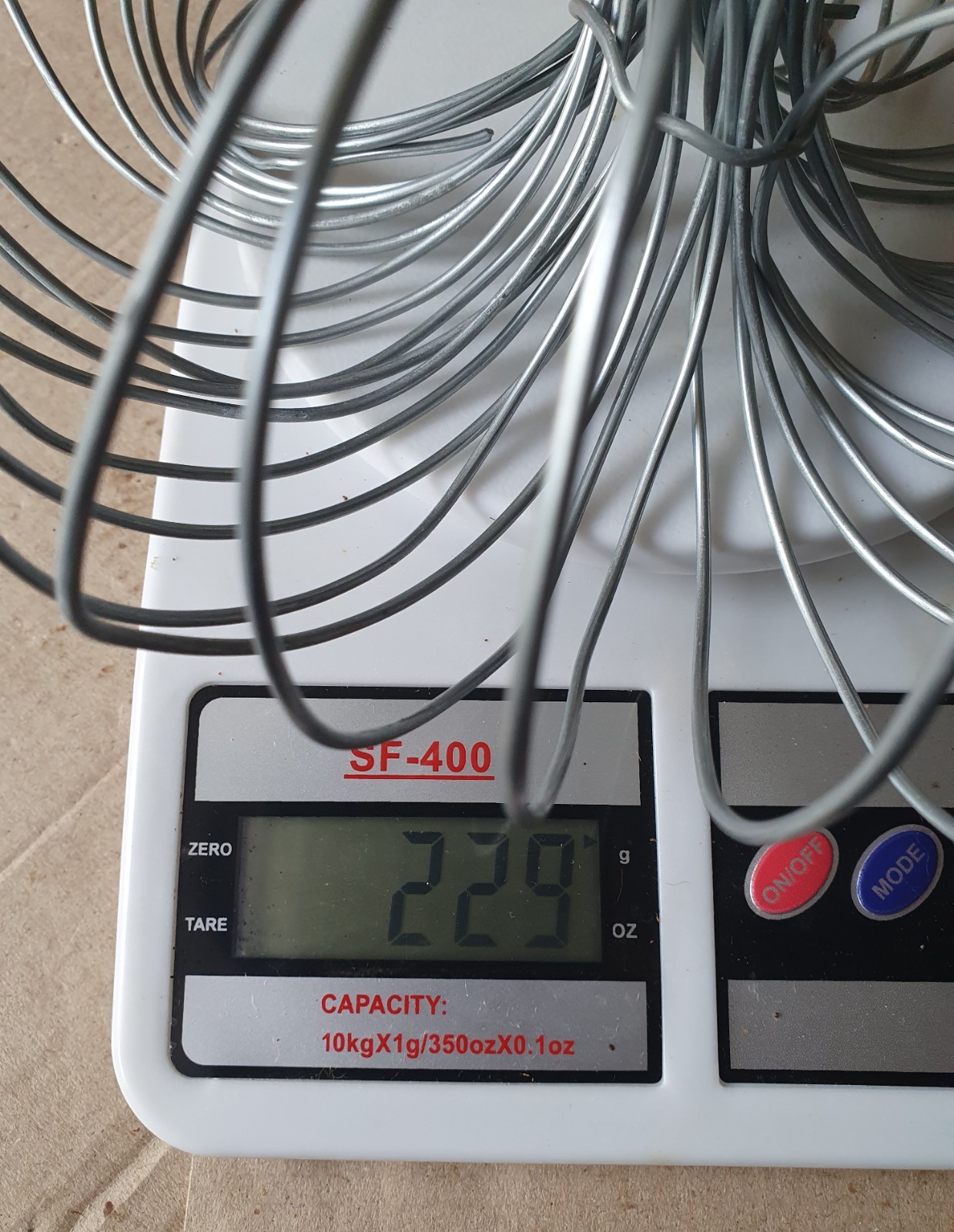 Element 30 Zn Zinc Wire 99.9% Pure 0.079 inch ( 2 mm ) 32,8ft ( 10 m)