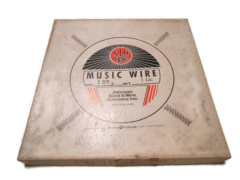 Johnson Steel and Wire XLO .138″ Diameter Steel Music Wire 1 LB Box