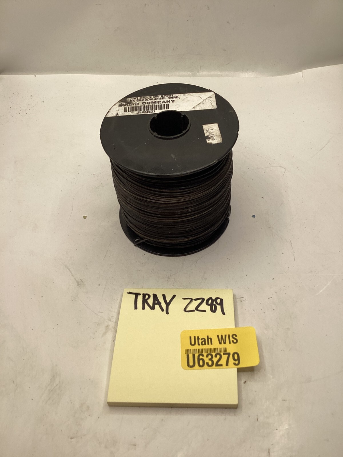 19 Gage, 0.041 Inch Diameter x 1,115 Ft. Long, Carbon Steel Wire Black
