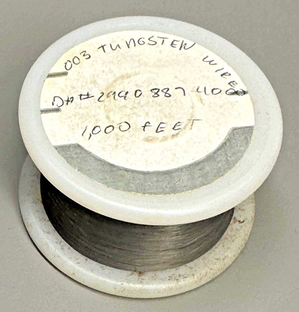 NOS Vintage Tungsten Fine Wire 0.003” Diameter 1000 Feet (304.8 Meters)