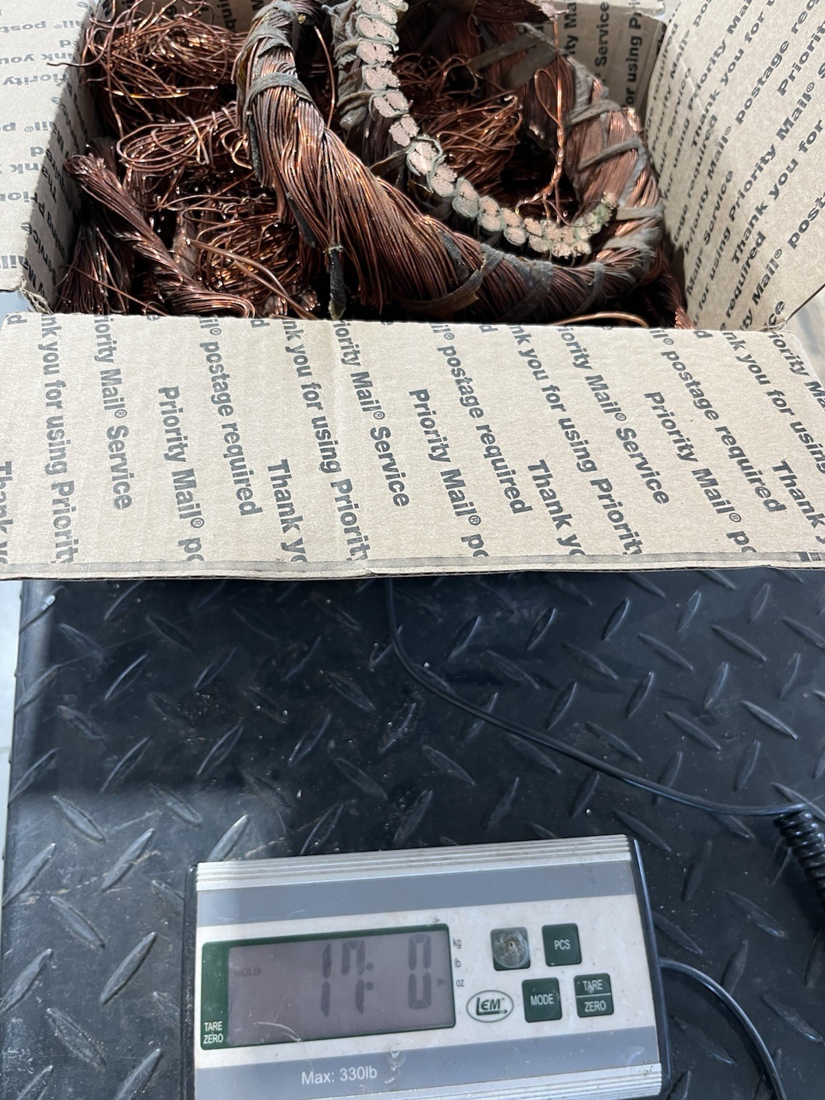 17 Lbs 17 Pounds Scrap Bright Stripped Bare Copper Wire Metal Craft Melt Recycle