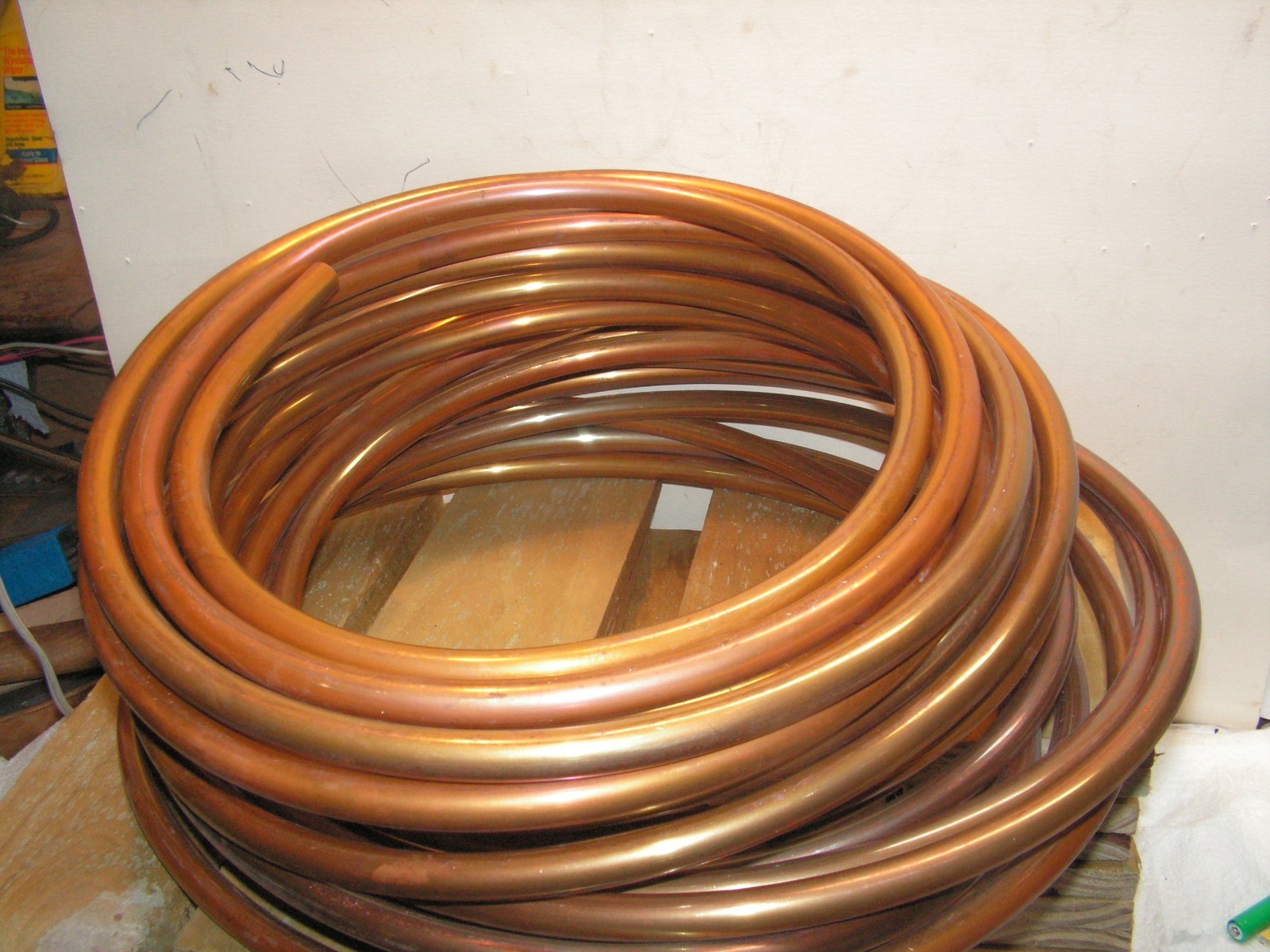 10+ lbs 1/2″ Tubing Bright 35′ GOOD to USE OR Scrap, Smelting Art Craft Casting