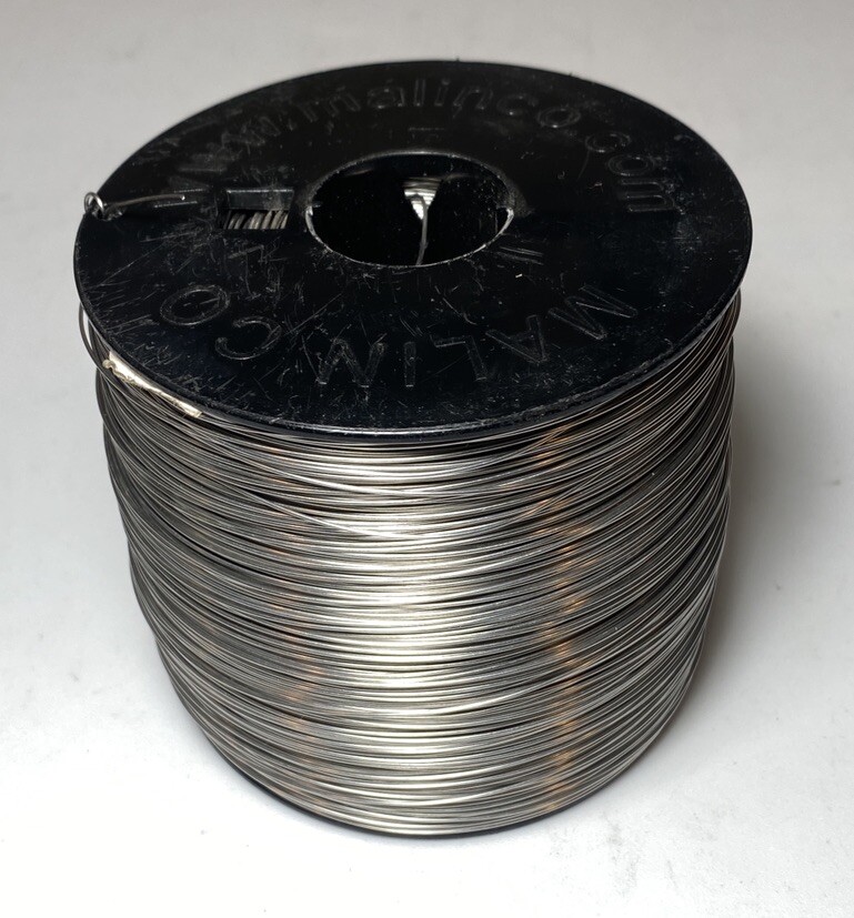 2900 Feet – Malin Lockwire 0.025 in Dia Stainless Steel, 34-0250-005S, 5 lbs