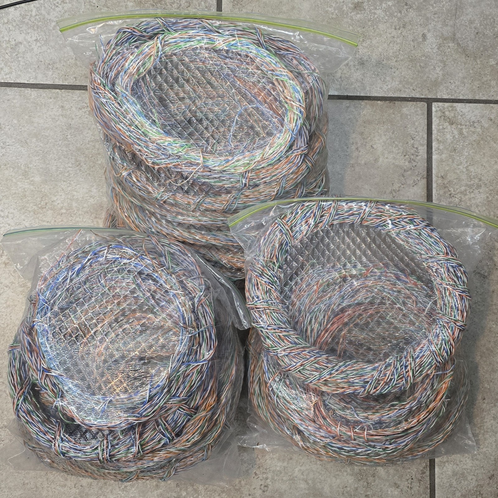 3 Lbs Scrap Copper Wire Colorful Twisted Pair Insulated Metal Craft Material