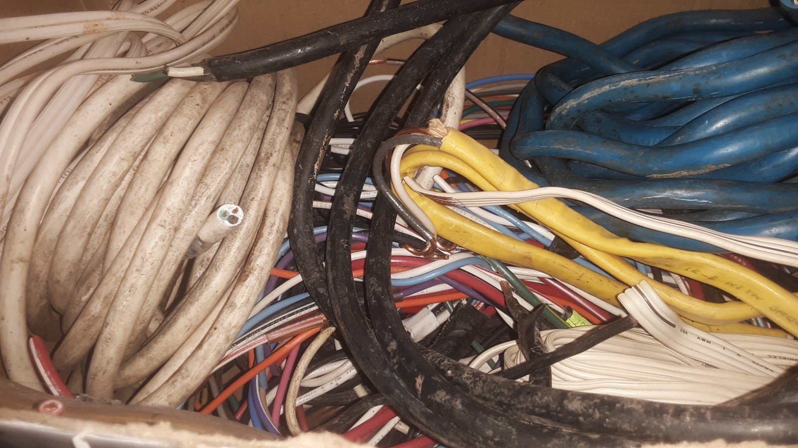10 pounds scrap insulated copper wire for metal recovery,casting, crafting, etc.