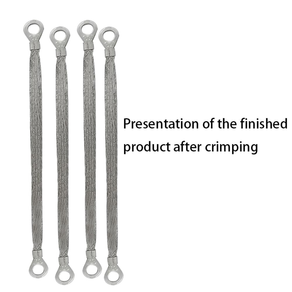 Euogeudel Tinned Flat Copper Braid Cable11Mm Flat Copper Braided Ground Strap