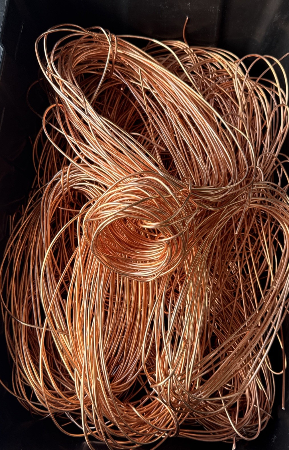 2Lbs 99.9% Copper Wire #1 Bare Bright- 8 Gauge Use For Melt Bullion’s Jewelry
