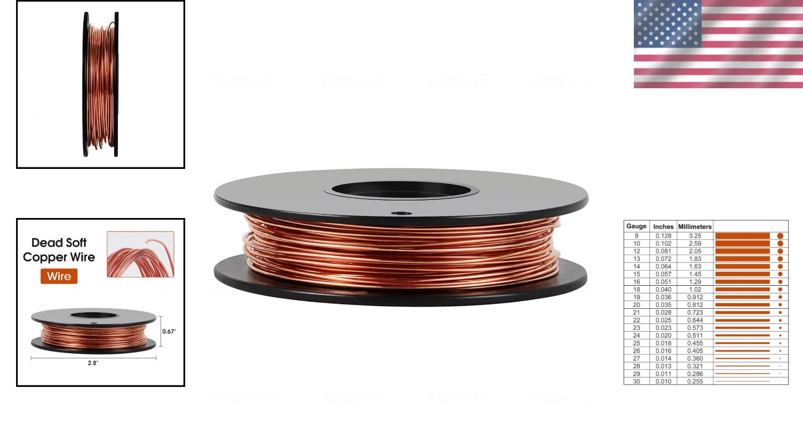 Flexible 24 Gauge/0.5mm Copper Wire – Perfect for DIY Jewelry & Science Projects