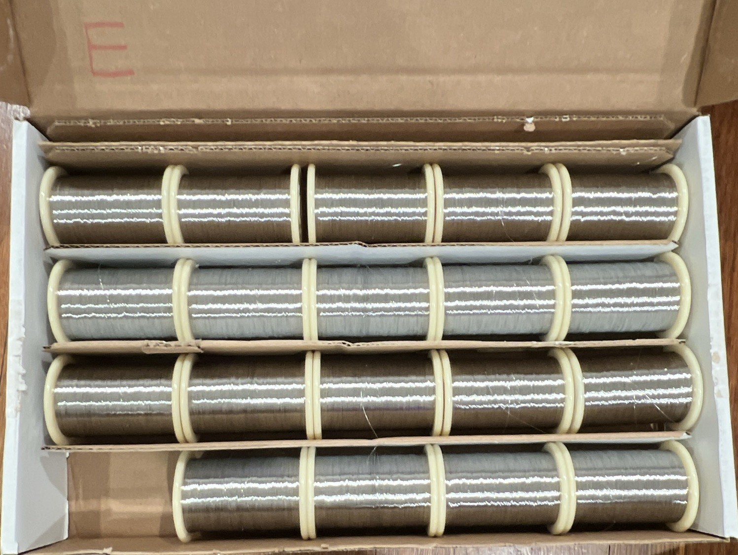 Fort Wayne Stainless 302/304 Wire 0.00900 in 2000 ft Spool, Lot of 19