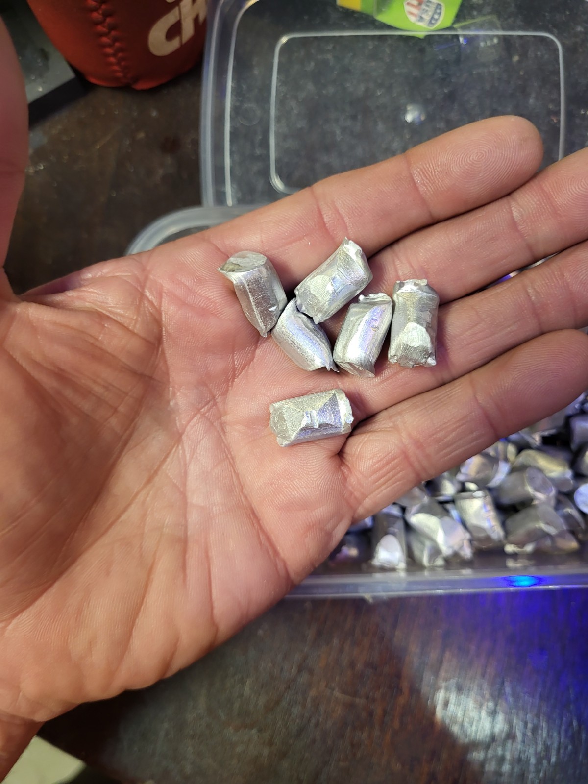 Over 1 Pound Of Scrap Aluminum Nubs, For Smelting/Crafting