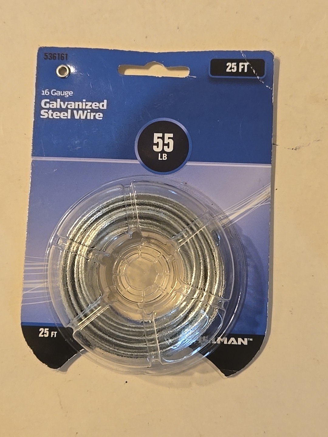 16-gauge Galvanized Steel Wire 25 feet 55 lbs. 2 Pack Multipurpose New