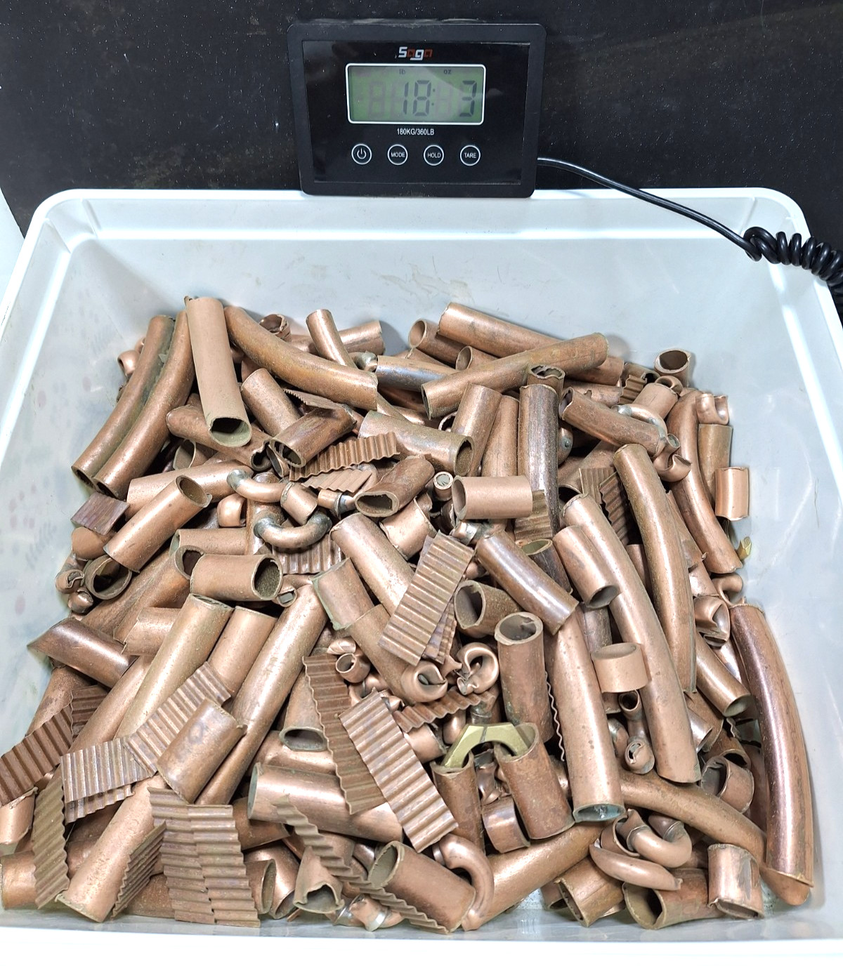 Copper Scrap, Smelting, Art Craft, Casting, Tubing ,Elbow’s Bright Shiny 18 lbs