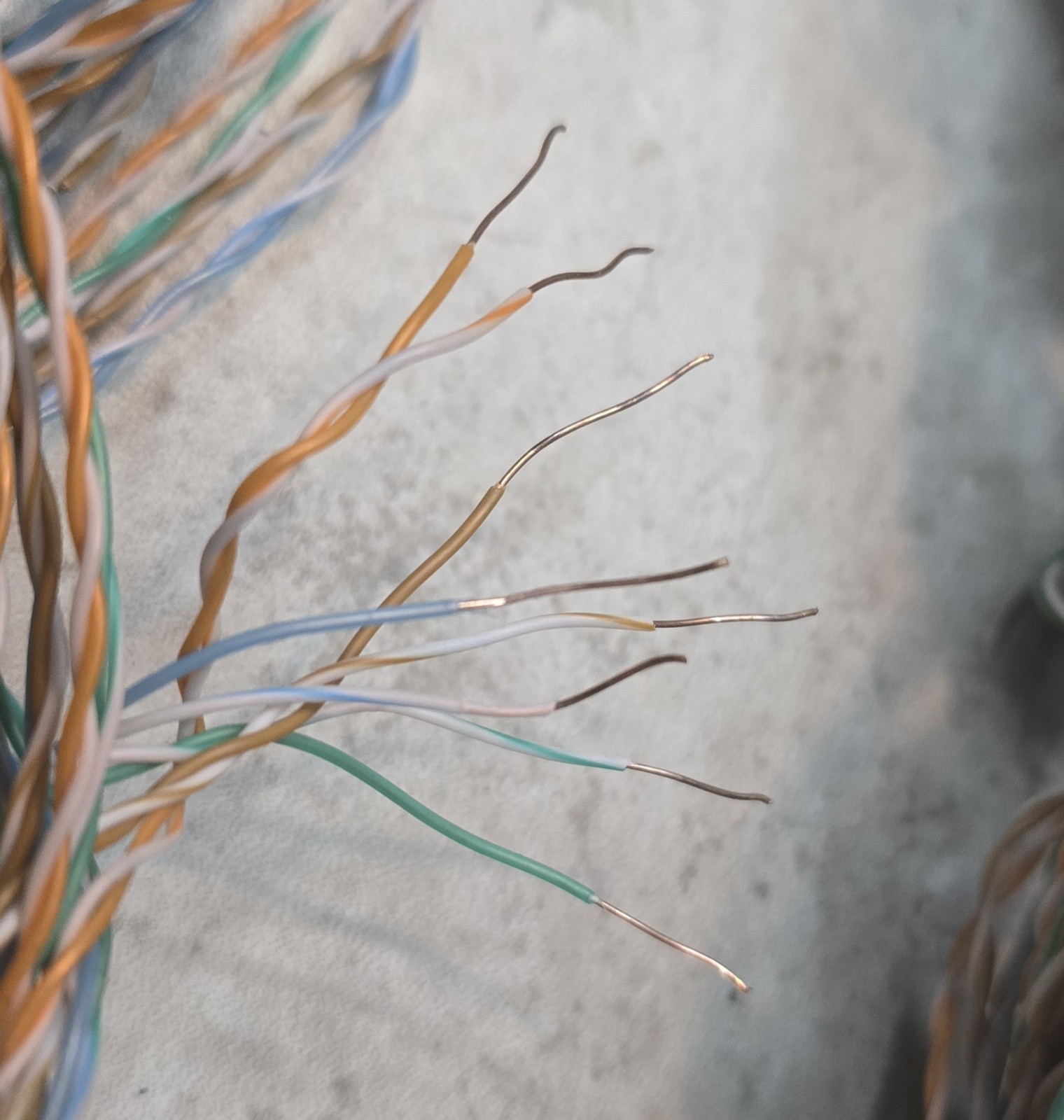 3 Lbs Scrap Copper Wire Colorful Twisted Pair Insulated Metal Craft Material