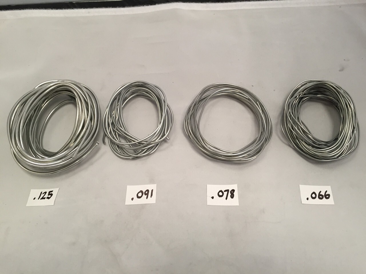 RotoMetals Zinc Wire .091 inch Diameter 10 Feet 99.9% min Made in USA