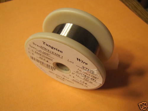 CROSSHAIR REPAIR WIRE TUNGSTEN WIRE FOR ALL SCOPES AND TRANSITS .0015, 2 FEET