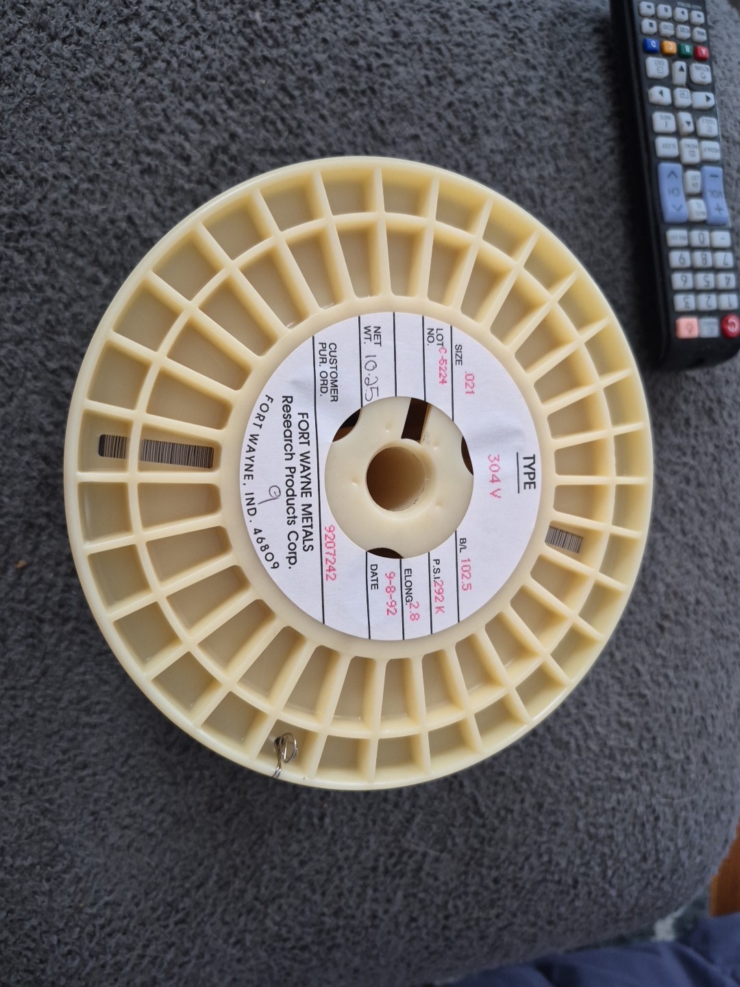 Fort Wayne Metals 304V Stainless Steel Wire .021