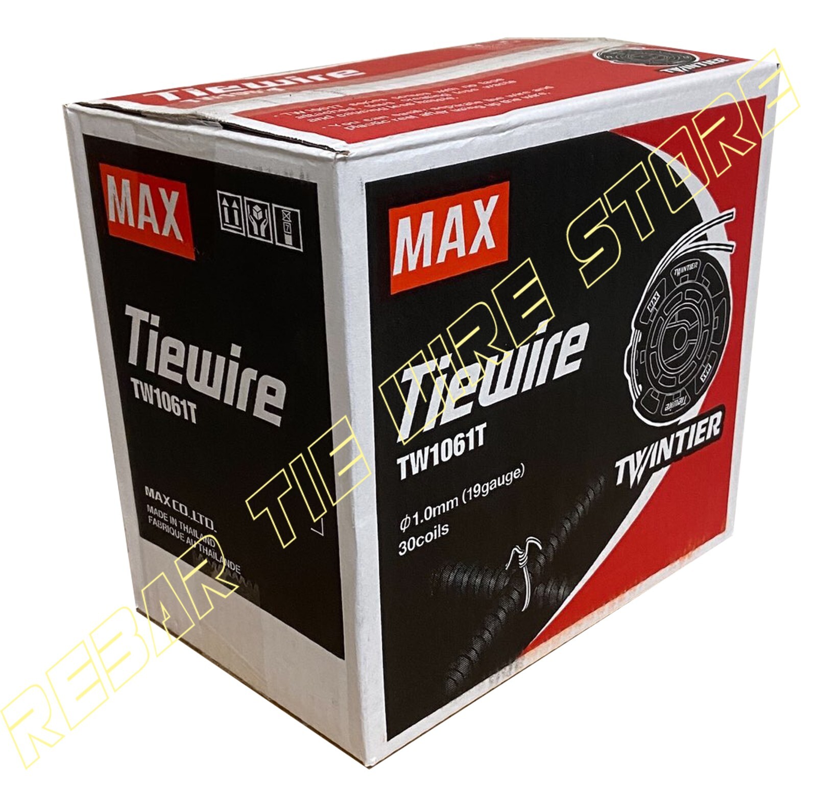 TW1061T MAX REBAR TIEWIRE For RB441T RB611T RB401T-E – 30 Coils/CASE