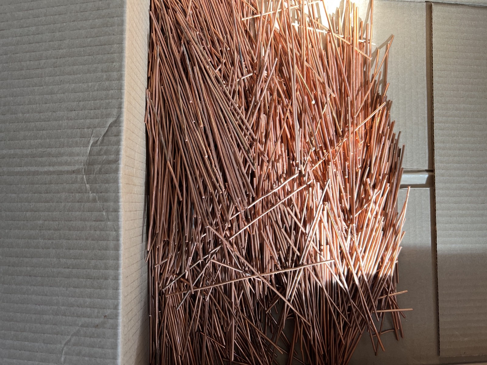 10Lb 10Oz Scrap Copper Recycle Ingot Cast .999 Fine Steampunk Art Deco Projects