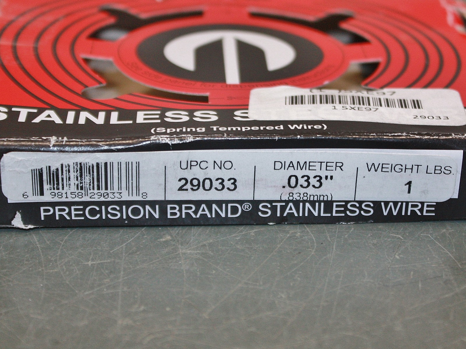 (3) Precision 302 Stainless Steel Wire 29033, 14 ga x 344ft, Tempered