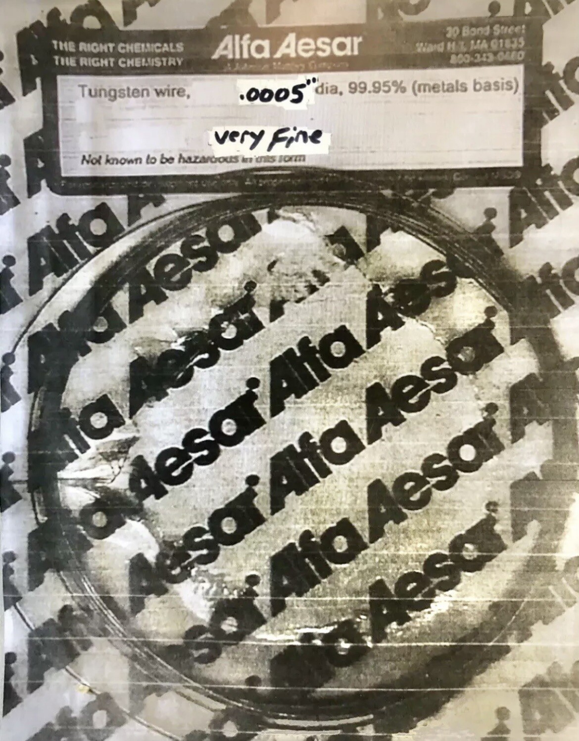 FECKER CROSSHAIRS WIRE 3 PACK! .0005” .0008” .0012”🎯SCOPE REPAIR TUNGSTEN🇺🇸
