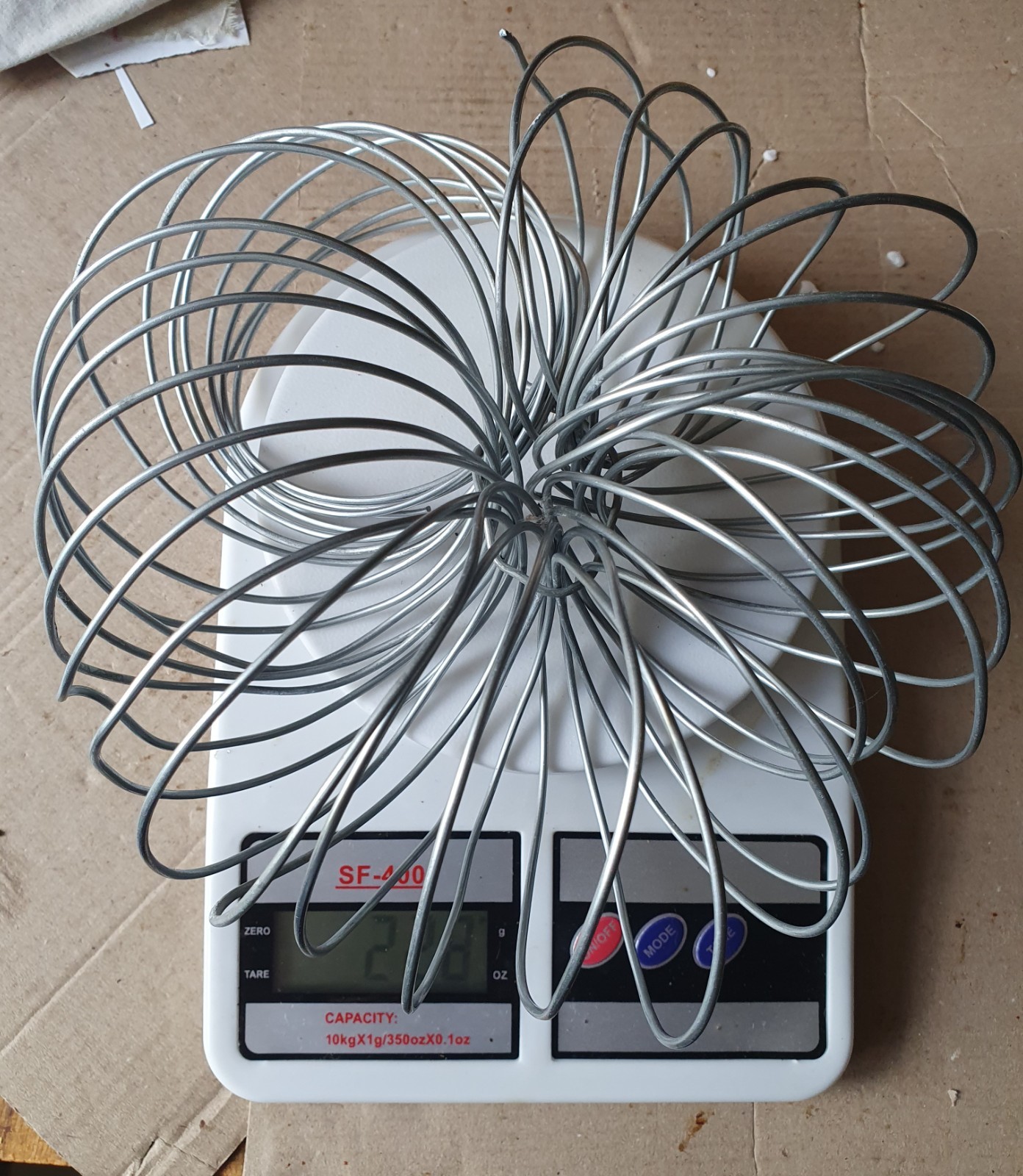 Element 30 Zn Zinc Wire 99.9% Pure 0.079 inch ( 2 mm ) 32,8ft ( 10 m)
