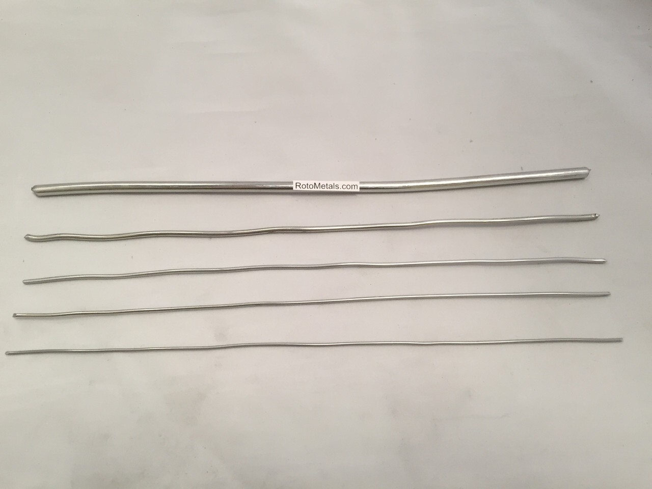 RotoMetals Zinc Wire .091 inch Diameter 10 Feet 99.9% min Made in USA