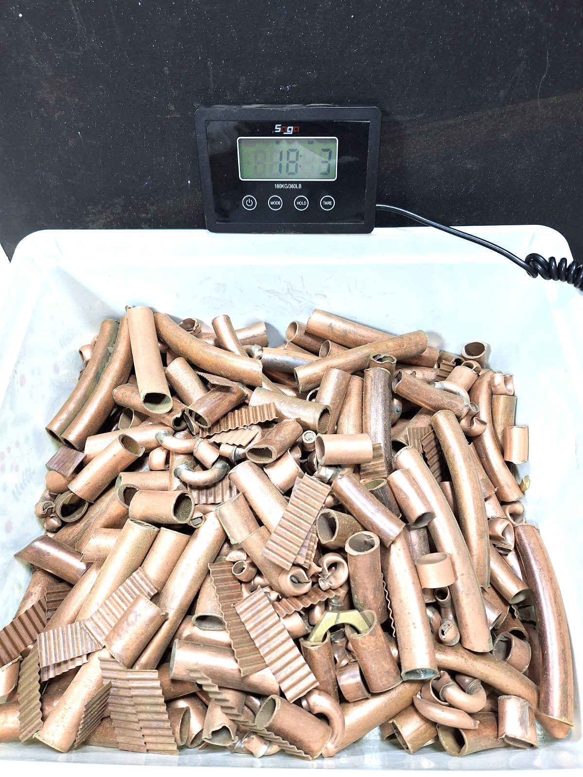 Copper Scrap, Smelting, Art Craft, Casting, Tubing ,Elbow’s Bright Shiny 18 lbs