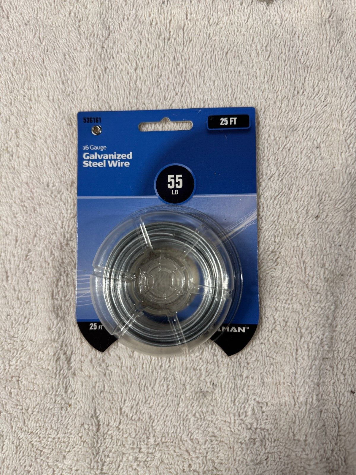 Hillman Galvanized Steel Wire 16 Gauge 25′ Spool – NEW!!!