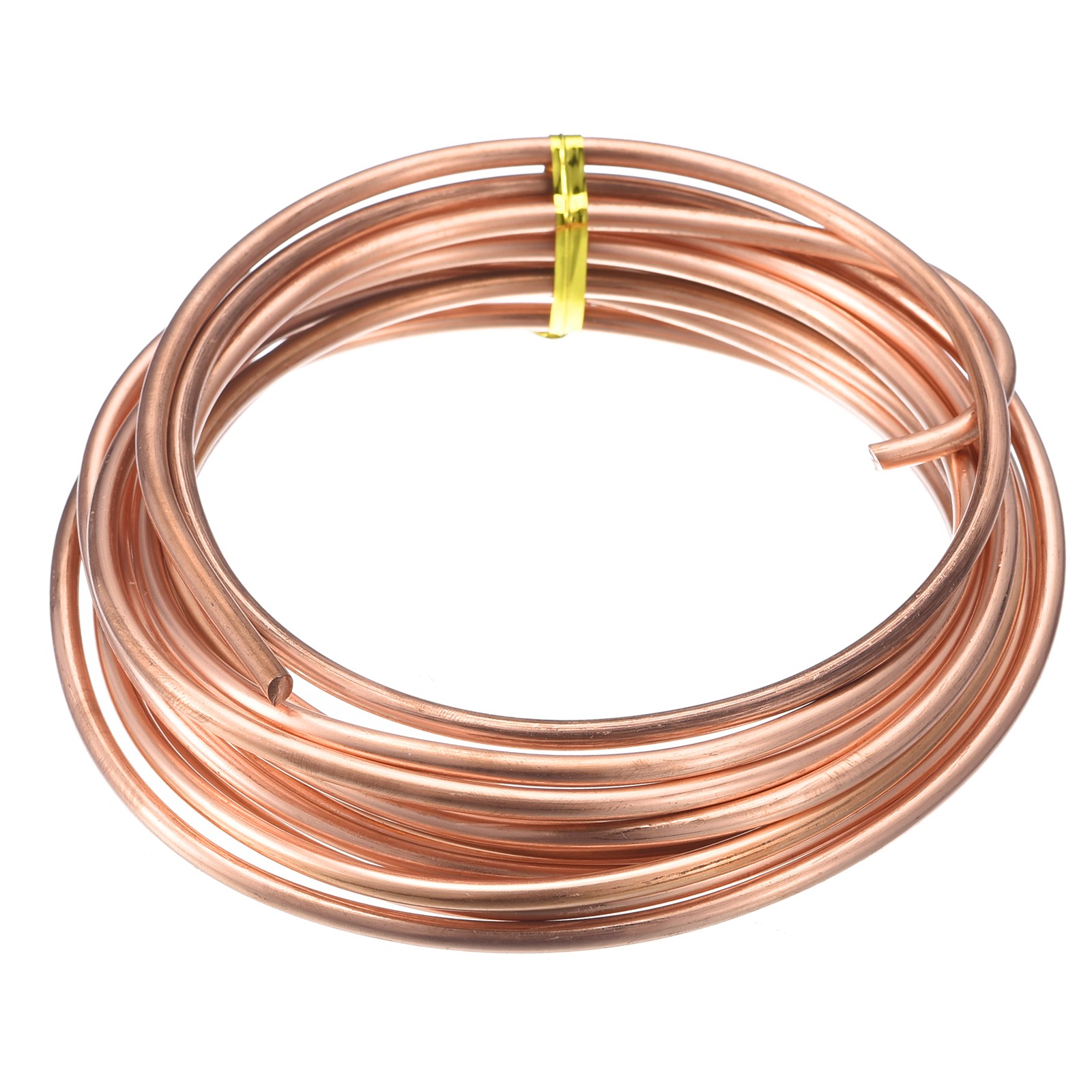 Soft Copper Wire (7 Gauge, 11.5 FT), 99.9% Pure Bare Copper Wire for Crafts