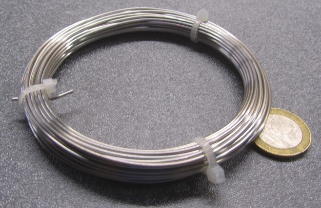 316 Stainless Spring Back Steel Wire, .051″ Dia. x 1/4 Lb