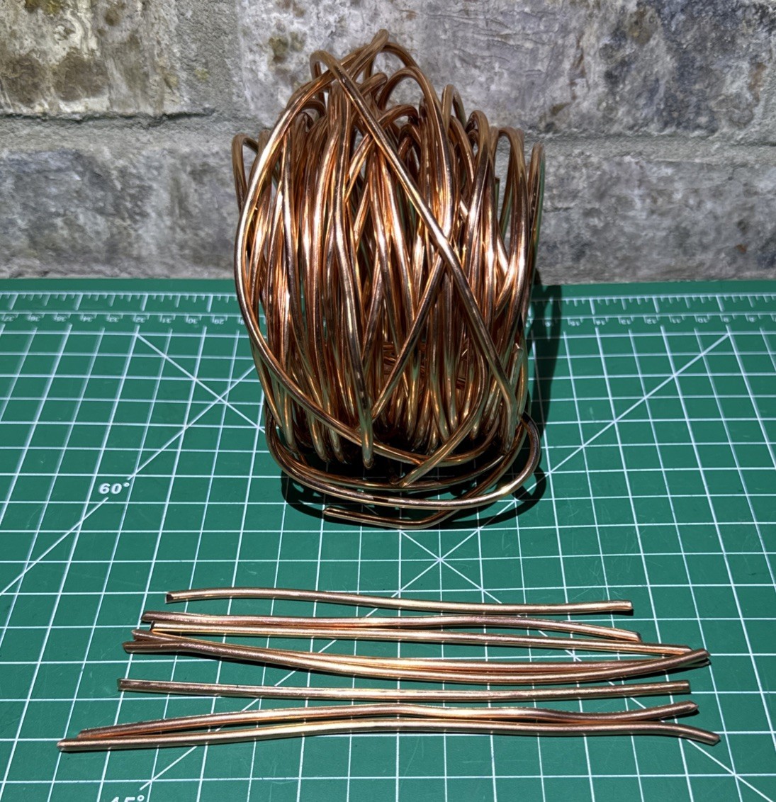 2Lbs 99.9% Copper Wire #1 Bare Bright- 8 Gauge Use For Melt Bullion’s Jewelry