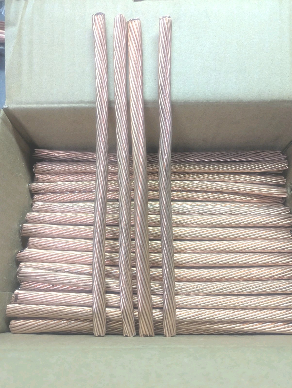 19 Lbs Heavy Gauge Scrap Stranded Copper Wire Bare Bright