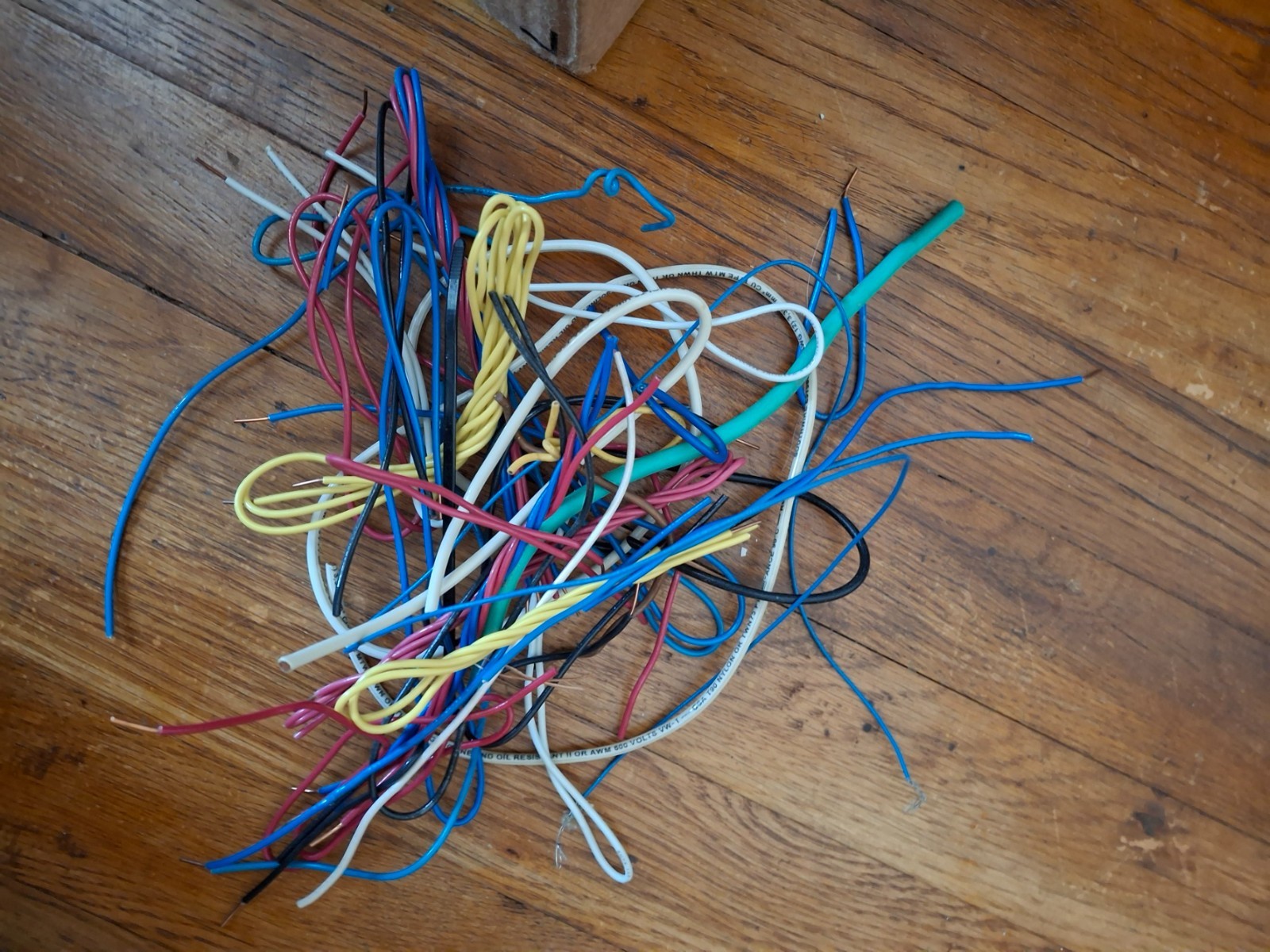 Scrap copper insulated wire #18. or #16.